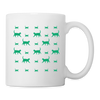 Cat Patterns Print Coffee/Tea Mug - white