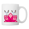 Ojos Azules Cat Print Coffee/Tea Mug - white