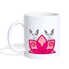 Ojos Azules Cat Print Coffee/Tea Mug - white