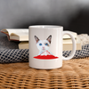 Ojos Azules Cat Print Coffee/Tea Mug - white