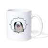 Cute Japanese Chin Print Coffee/Tea Mug - white