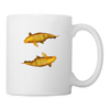 Koi Fish Print Coffee/Tea Mug - white