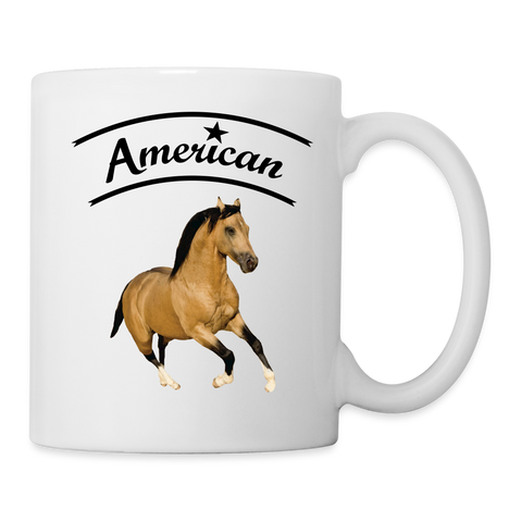 Amazing American Quarter Horse Print Coffee/Tea Mug - white