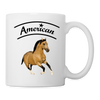 Amazing American Quarter Horse Print Coffee/Tea Mug - white