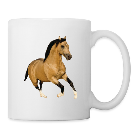 American Quarter Horse Print Coffee/Tea Mug - white