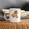 American Quarter Horse Print Coffee/Tea Mug - white