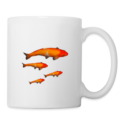 Lovely Koi Fish Print Coffee/Tea Mug - white