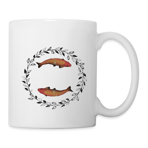 Amazing Koi Fish Print Coffee/Tea Mug - white