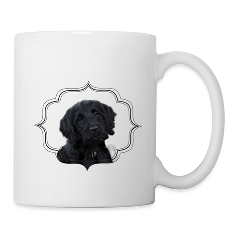 Labradoodle Print Coffee/Tea Mug - white