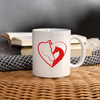 Horse Love Print Coffee/Tea Mug - white