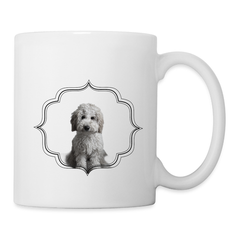 Lovely Labradoodle Print Coffee/Tea Mug - white