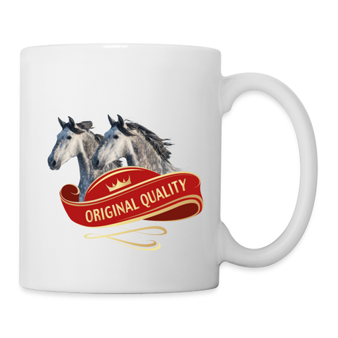 Andalusian Horse Print Coffee/Tea Mug - white