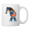 Andalusian Horse  USA print Coffee/Tea Mug - white