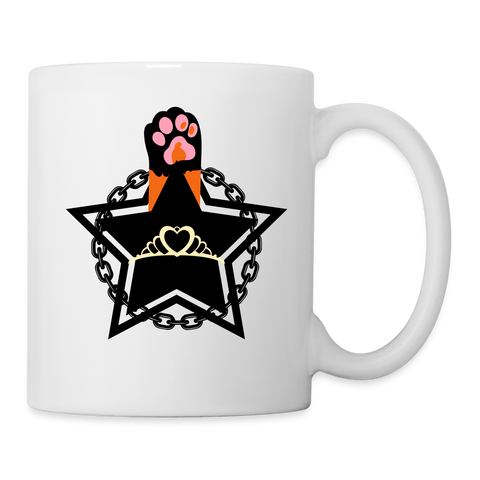 Heart Paws Print Coffee/Tea Mug - white