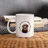 Chocolate Labrador Print Coffee/Tea Mug - white