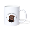 Lovely Labrador Print Coffee/Tea Mug - white