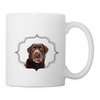 Lovely Labrador Print Coffee/Tea Mug - white