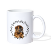 Cute Leonberger Print Coffee/Tea Mug - white