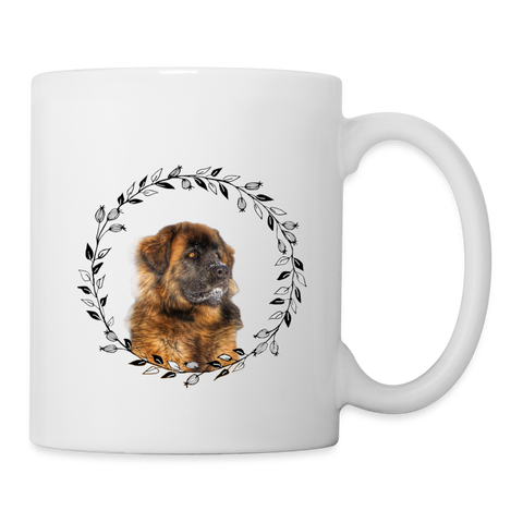 Cute Leonberger Print Coffee/Tea Mug - white