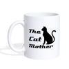 The Cat Mother Print Coffee/Tea Mug - white