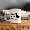 The Cat Mother Print Coffee/Tea Mug - white