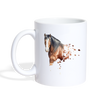 Clydesdale Horse Art Print Coffee/Tea Mug - white