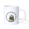 Lhasa Apso Print Coffee/Tea Mug - white