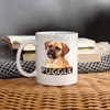 Puggle Print Coffee/Tea Mug - white