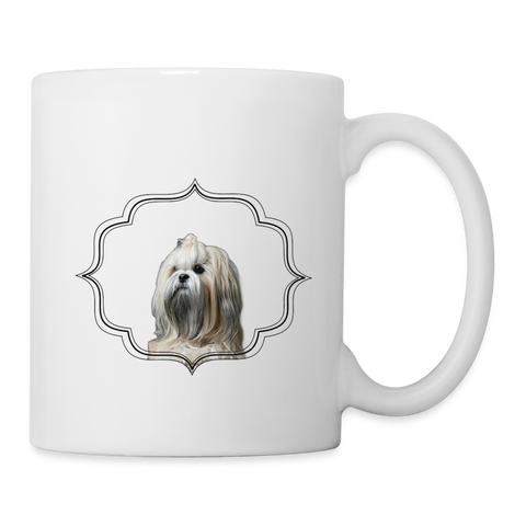 Amazing Lhasa Apso Print Coffee/Tea Mug - white