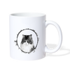 Maine Coon Cat Print Coffee/Tea Mug - white