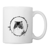 Maine Coon Cat Print Coffee/Tea Mug - white