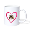 Cute Maine Coon Cat Print Coffee/Tea Mug - white