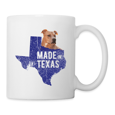 Labrabull Texas Print Coffee/Tea Mug - white