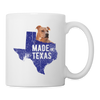 Labrabull Texas Print Coffee/Tea Mug - white