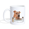 Labrabull Print Coffee/Tea Mug - white