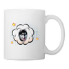 Alusky Face Print Coffee/Tea Mug - white