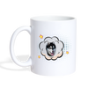 Alusky Face Print Coffee/Tea Mug - white