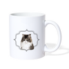 Lovely Maine Coon Cat Print Coffee/Tea Mug - white