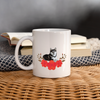 Pomsky floral Print Coffee/Tea Mug - white