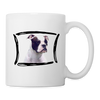 Valley Bulldog Print Coffee/Tea Mug - white