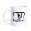 Valley Bulldog Print Coffee/Tea Mug - white