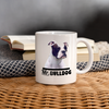 Mr. Bulldog Print Coffee/Tea Mug - white