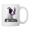 Mr. Bulldog Print Coffee/Tea Mug - white