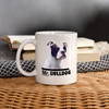 Mr. Bulldog Print Coffee/Tea Mug - white