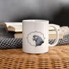 Military Macaw Print Coffee/Tea Mug - white