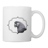 Military Macaw Print Coffee/Tea Mug - white