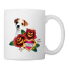 Jack Chi Dog Print Coffee/Tea Mug - white