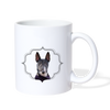 Cute Miniature Bull Terrier Print Coffee/Tea Mug - white