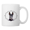 Cute Miniature Bull Terrier Print Coffee/Tea Mug - white