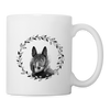 Miniature Bull Terrier Print Coffee/Tea Mug - white